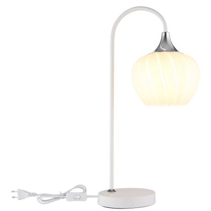 Globo - Lámpara de mesa 1xE27/40W/230V blanco
