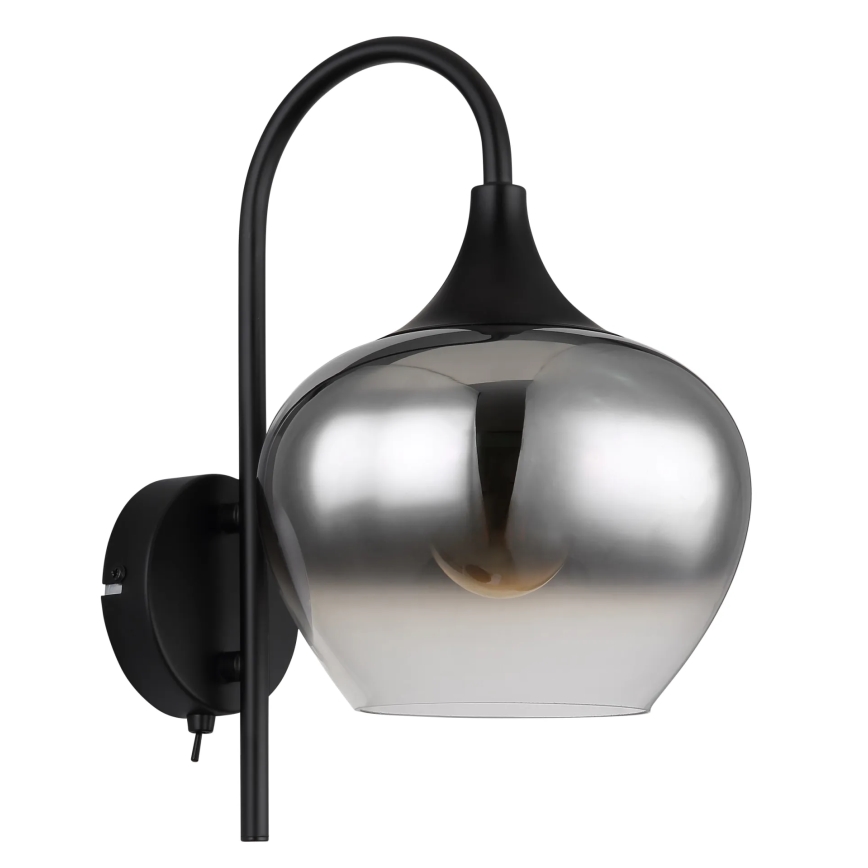Globo - Aplique 1xE27/40W/230V negro