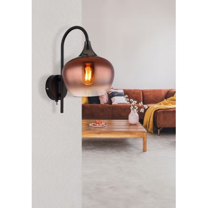 Globo - Aplique 1xE27/40W/230V cobre