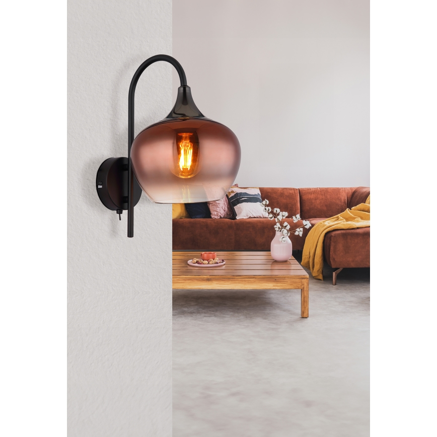 Globo - Aplique 1xE27/40W/230V cobre
