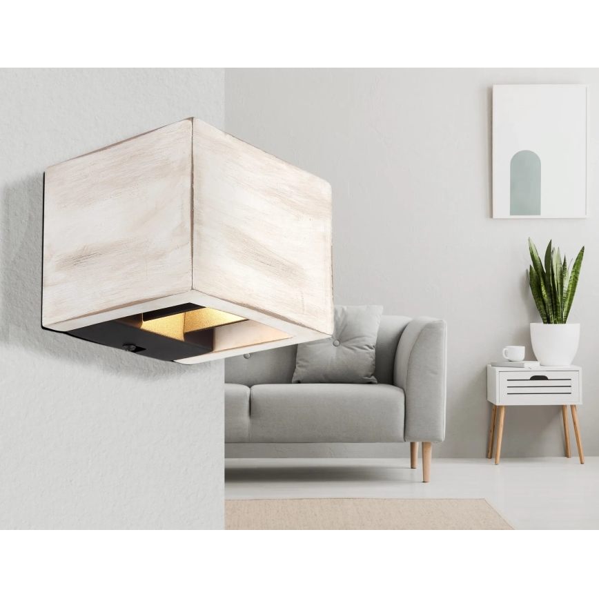 Globo - Aplique LED LED/8W/230V color crema