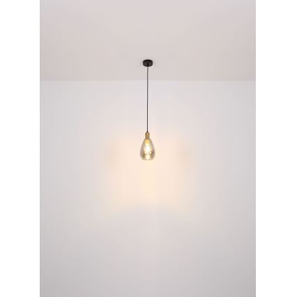 Globo - Lámpara colgante 1xE27/40W/230V latón