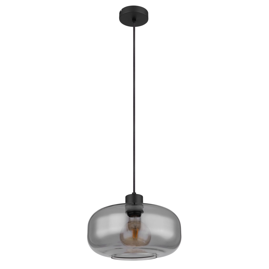 Globo - Lámpara colgante 1xE27/40W/230V diá. 28 cm gris
