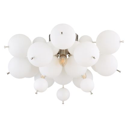 Globo - Lámpara de techo 3xE14/25W/230V diá. 55 cm blanco