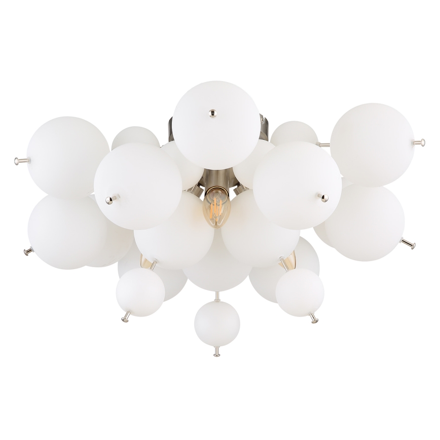 Globo - Lámpara de techo 3xE14/25W/230V diá. 55 cm blanco