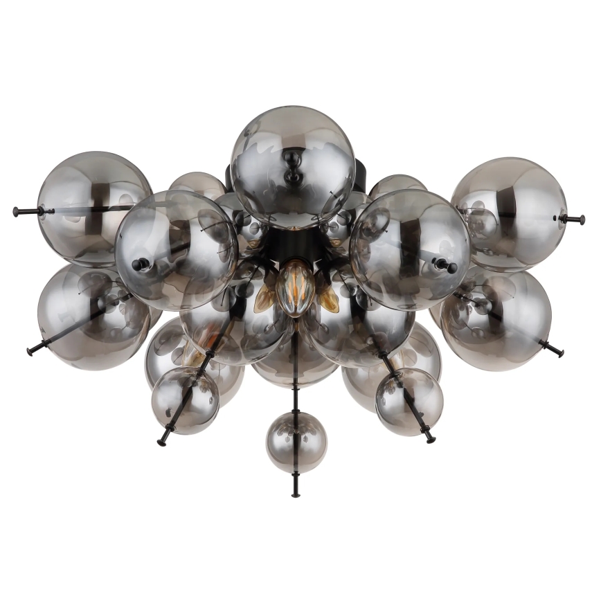 Globo - Lámpara de techo 3xE14/25W/230V diá. 55 cm negro