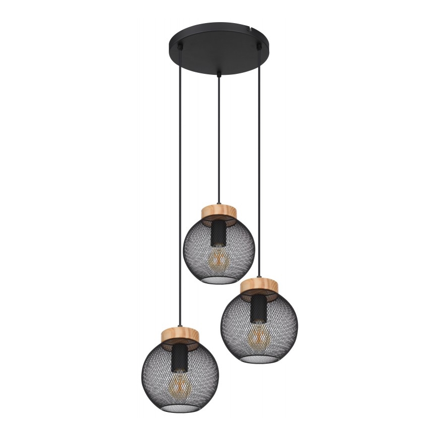 Globo - Lámpara colgante 3xE27/60W/230V