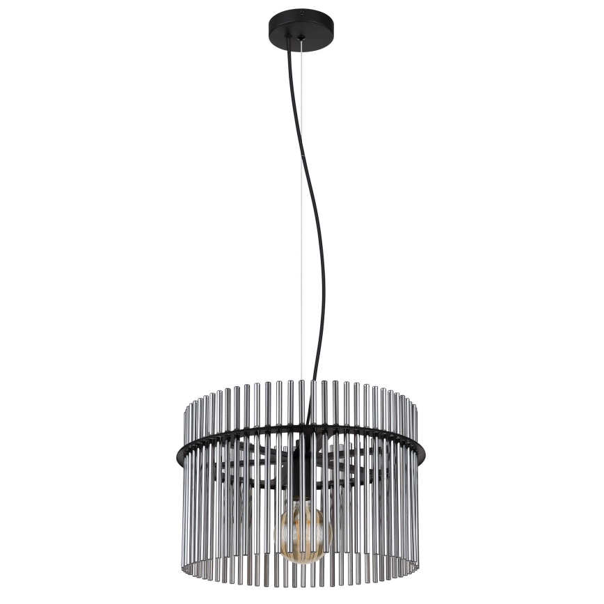 Globo - Lámpara colgante 1xE27/60W/230V diá. 40 cm negro