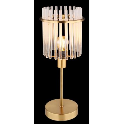 Globo - Lámpara de mesa 1xE14/40W/230V diá. 15 cm dorado