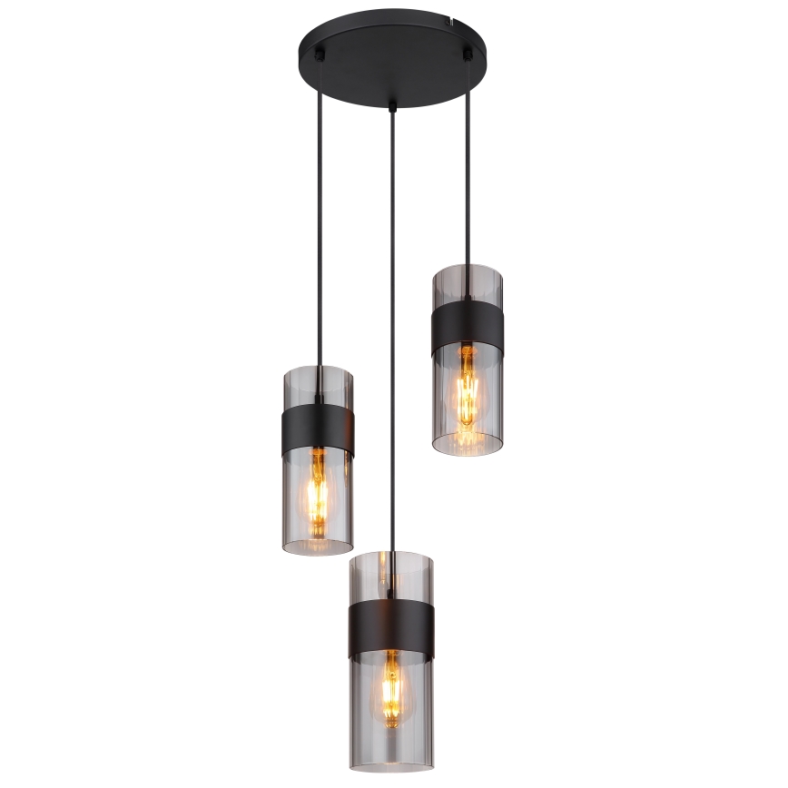 Globo - Lámpara colgante 3xE27/60W/230V
