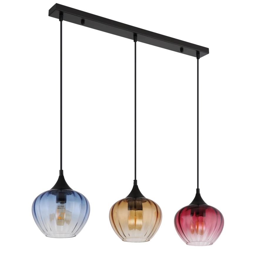 Globo - Lámpara colgante 3xE27/60W/230V