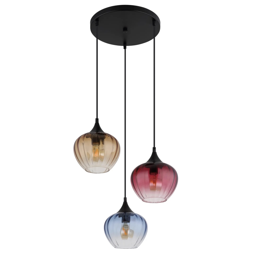 Globo - Lámpara colgante 3xE27/60W/230V