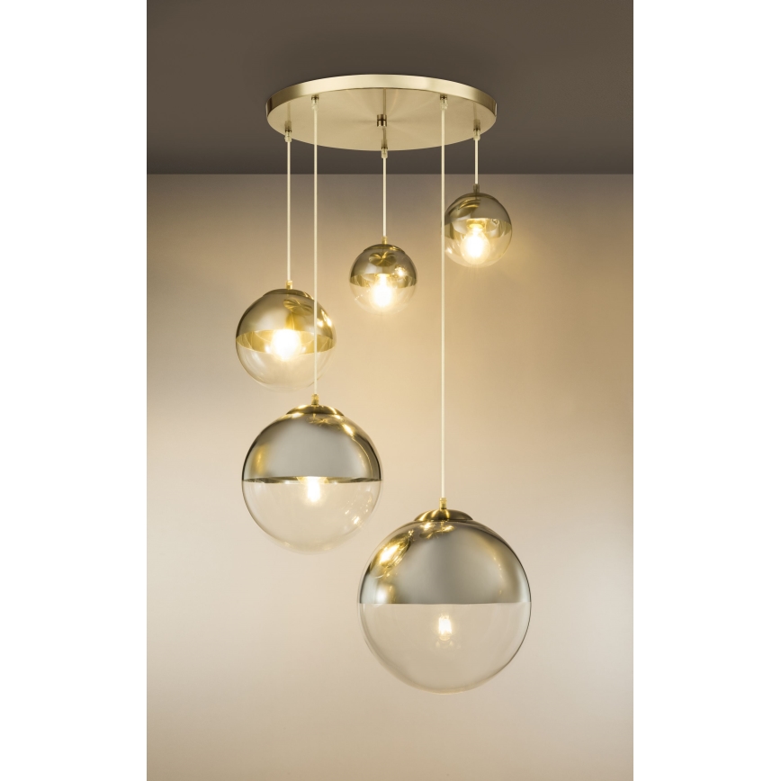 Globo - Lámpara colgante 5xE27/60W/230V diá. 65 cm