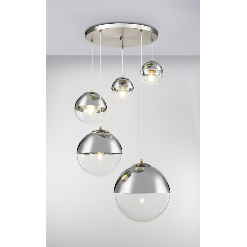 Globo - Lámpara colgante 5xE27/60W/230V diá. 65 cm