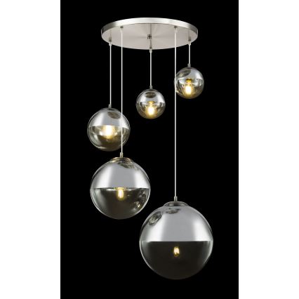 Globo - Lámpara colgante 5xE27/60W/230V diá. 65 cm