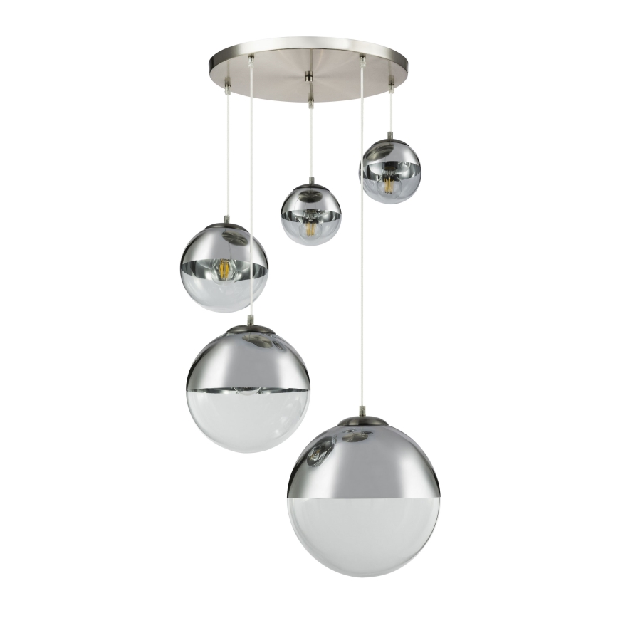 Globo - Lámpara colgante 5xE27/60W/230V diá. 65 cm