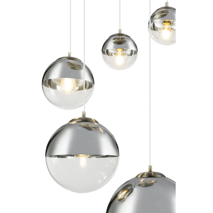 Globo - Lámpara colgante 5xE27/60W/230V diá. 65 cm