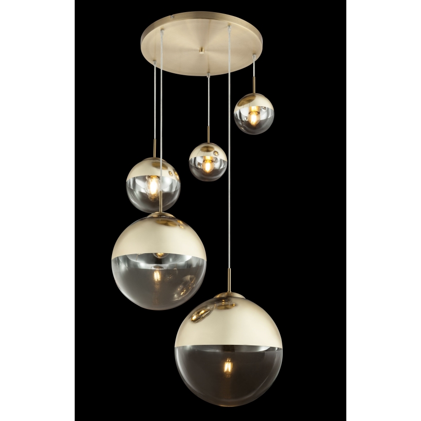 Globo - Lámpara colgante 5xE27/40W/230V diá. 65 cm