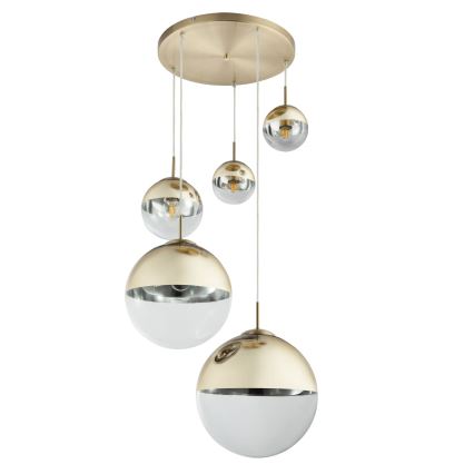 Globo - Lámpara colgante 5xE27/40W/230V diá. 65 cm