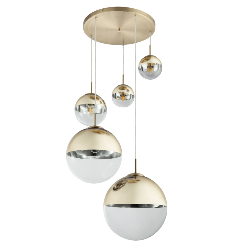 Globo - Lámpara colgante 5xE27/40W/230V diá. 65 cm