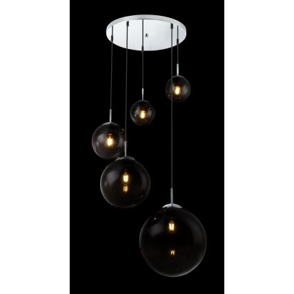 Globo - Lámpara colgante 5xE27/40W/230V diá. 65 cm