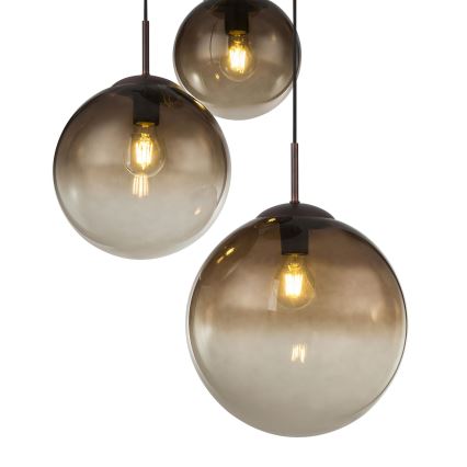 Globo - Lámpara colgante 3xE27/40W/230V diá. 51 cm