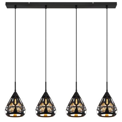 Globo - Lámpara colgante 4xE27/40W/230V