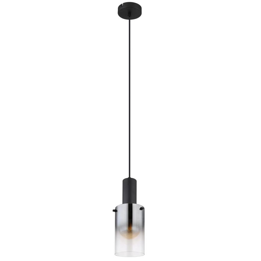 Globo - Lámpara colgante 1xE27/40W/230V diá. 12,5 cm negro