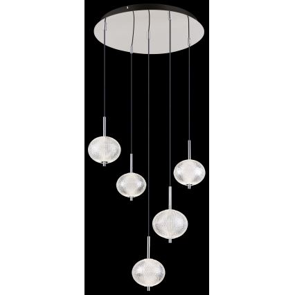 Globo - Lámpara LED colgante 5xLED/6,6W/230V 3000/4500/6500K