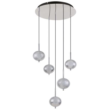 Globo - Lámpara LED colgante 5xLED/6,6W/230V 3000/4500/6500K