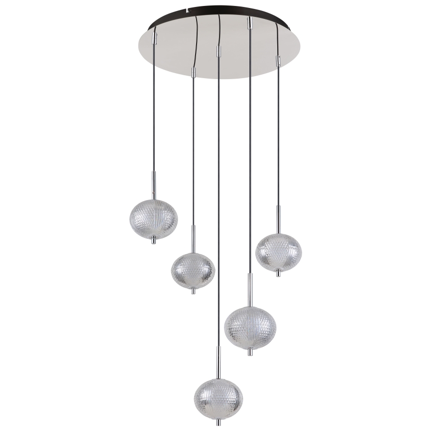 Globo - Lámpara LED colgante 5xLED/6,6W/230V 3000/4500/6500K