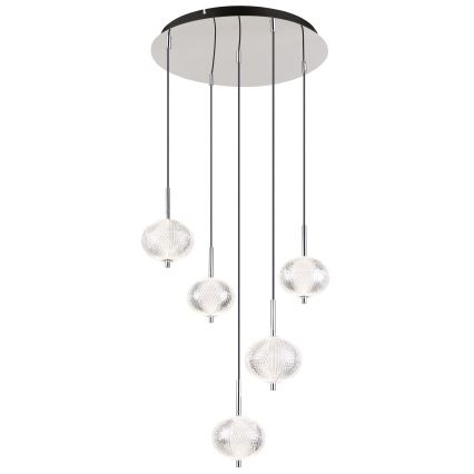 Globo - Lámpara LED colgante 5xLED/6,6W/230V 3000/4500/6500K