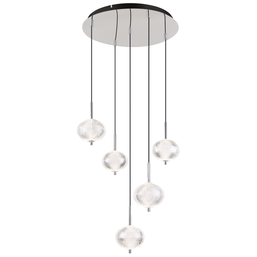 Globo - Lámpara LED colgante 5xLED/6,6W/230V 3000/4500/6500K