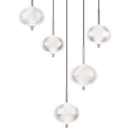 Globo - Lámpara LED colgante 5xLED/6,6W/230V 3000/4500/6500K