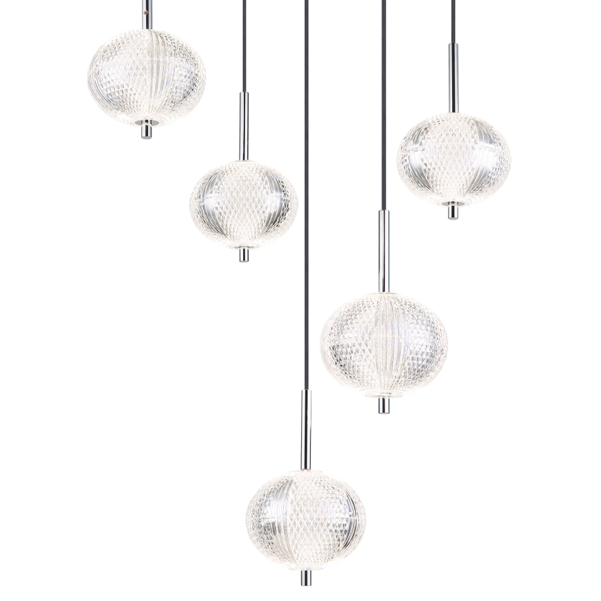 Globo - Lámpara LED colgante 5xLED/6,6W/230V 3000/4500/6500K