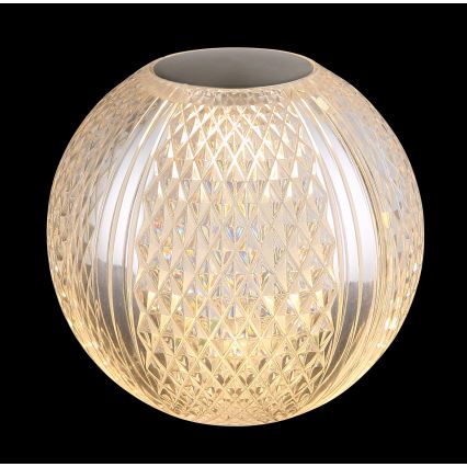 Globo - Lámpara de mesa regulable LED táctil LED/2W/5V 1200 mAh USB transparente