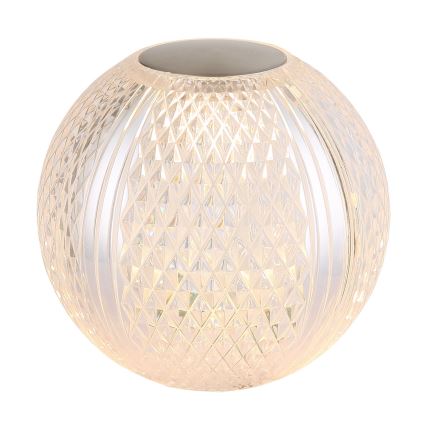 Globo - Lámpara de mesa regulable LED táctil LED/2W/5V 1200 mAh USB transparente