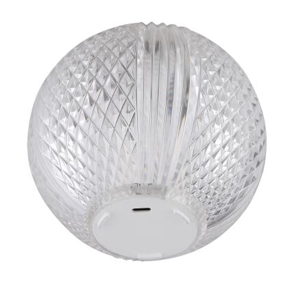 Globo - Lámpara de mesa regulable LED táctil LED/2W/5V 1200 mAh USB transparente