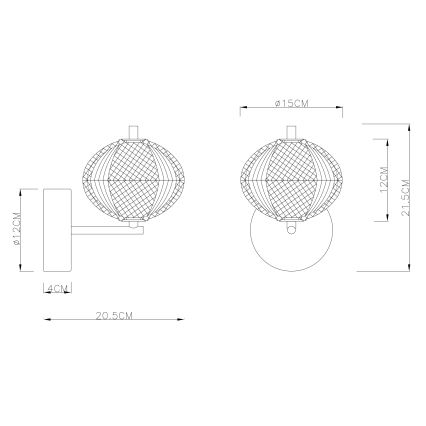 Globo - Aplique LED LED/7W/230V 3000/4500/6500K