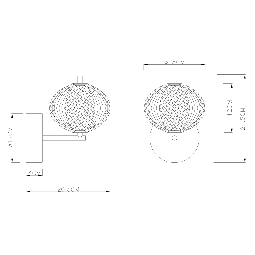 Globo - Aplique LED LED/7W/230V 3000/4500/6500K