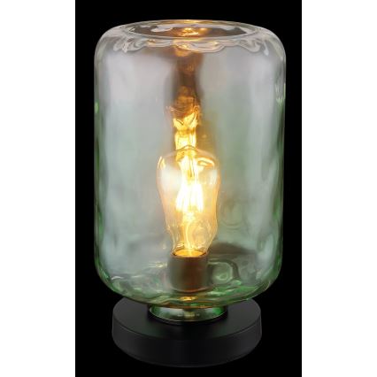 Globo - Lámpara de mesa 1xE27/60W/230V Verde