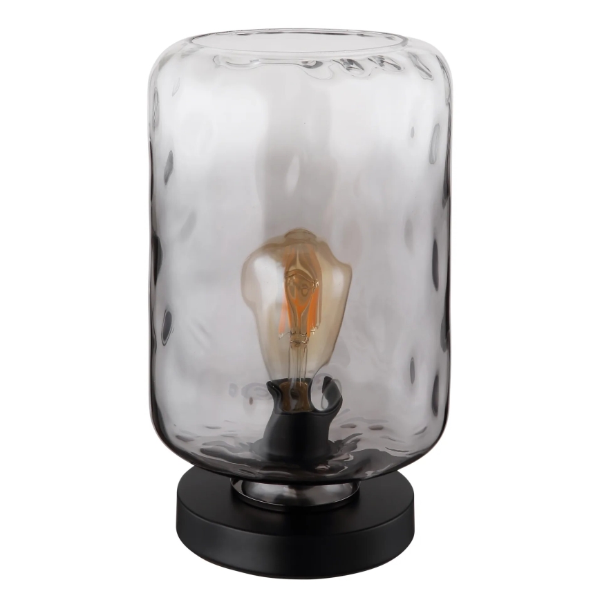 Globo - Lámpara de mesa 1xE27/60W/230V gris