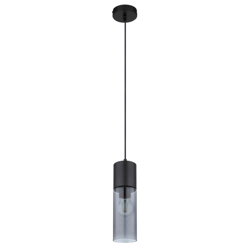 Globo - Lámpara colgante 1xE27/25W/230V diá. 10,5 cm negro