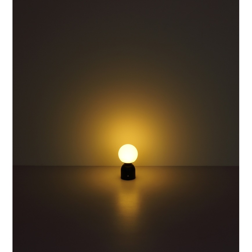 Globo - Lámpara de mesa regulable LED táctil LED/2,5W/3,7V 2700K/4000K/6500K 1800 mAh USB cromo mate