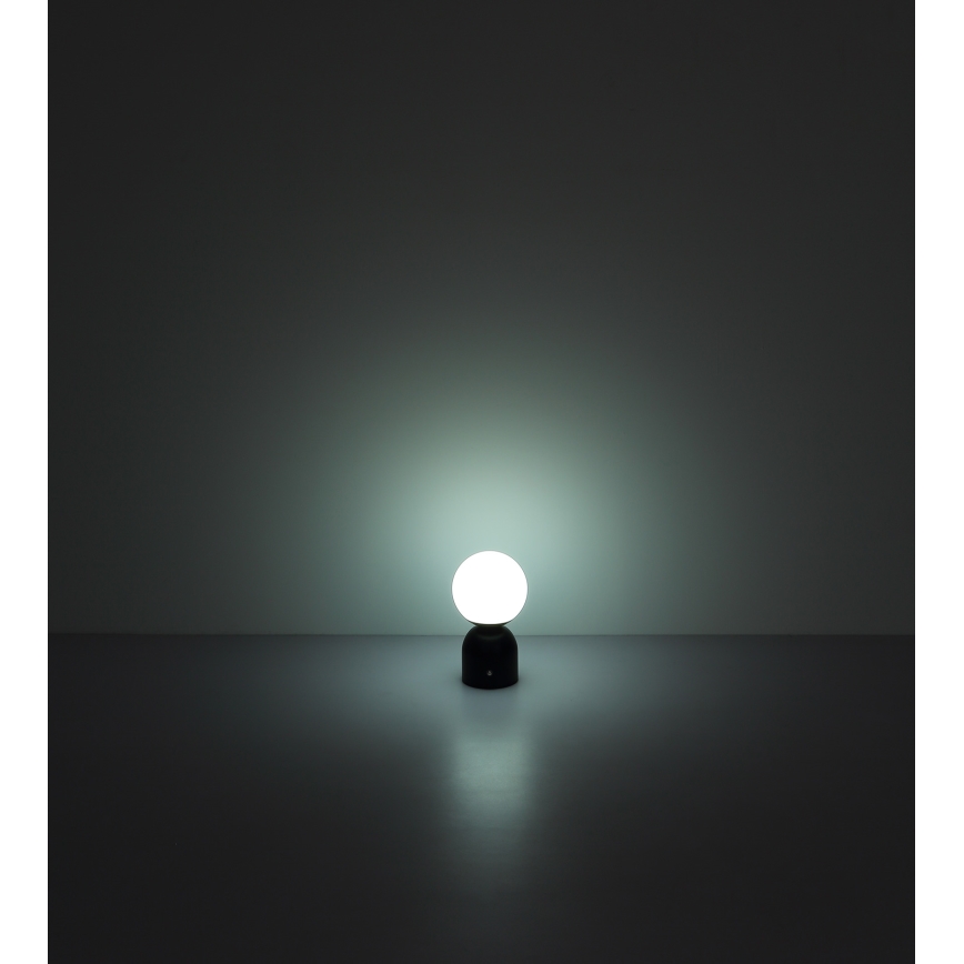 Globo - Lámpara de mesa regulable LED táctil LED/2,5W/3,7V 2700K/4000K/6500K 1800 mAh USB cromo mate