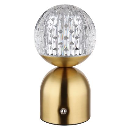 Globo - Lámpara de mesa regulable LED táctil LED/2,5W/3,7V 2700/4000/6500K 1800 mAh USB latón
