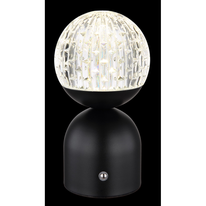 Globo - Lámpara de mesa regulable LED táctil LED/2W/5V 2700/4000/6500K 1800 mAh negro