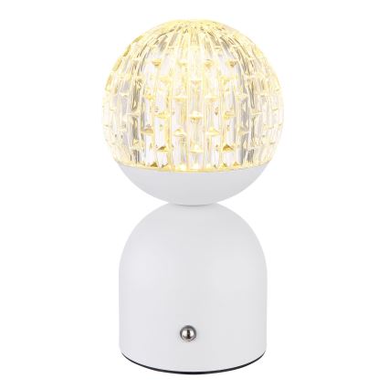 Globo - Lámpara de mesa regulable LED táctil LED/2W/5V 2700/4000/65000K 1800 mAh blanco