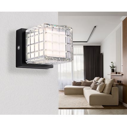 Globo - Lámpara de mesa regulable LED táctil LED/2,5W/3,7V 2700K/4000K/6500K 1800 mAh USB negro