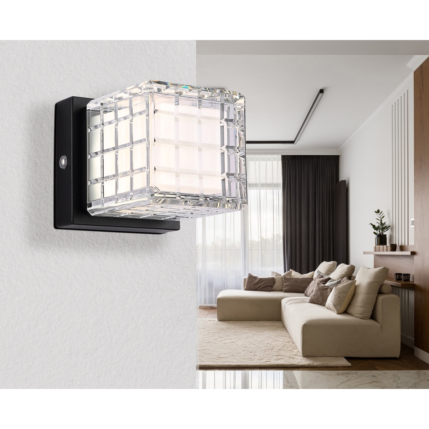 Globo - Lámpara de mesa regulable LED táctil LED/2,5W/3,7V 2700K/4000K/6500K 1800 mAh USB negro